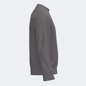 Sweat-shirts longs unisexe en coton pour femme, sweat-shirt molletonné à épaules tombantes, sweat-shirt personnalisé pour femme, sweat-shirt à col rond - Product Image 3