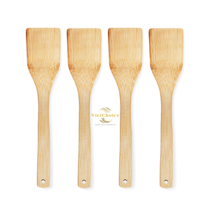 Natural Bamboo Spatula Eco Friendly Cooking <b>Utensil</b> Heat Resistant Wooden Turner for Kitchen Frying Mixing and Serving - Product Image 3