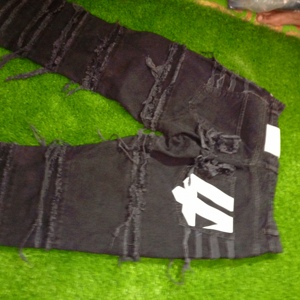 Jeans larges pour hommes LINHUA, pantalon cargo printemps, streetwear hip-hop, nouveau pantalon en denim ample et droit, jeans de travail pour hommes - Product Image 5