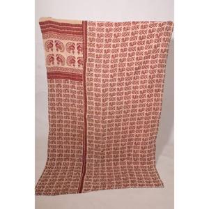 Vintage Kantha <b>Quilt</b> Cotton <b>Handmade</b> Reversible Gudri Throw Blanket Bedspread for Bedroom Living Room - Product Image 6