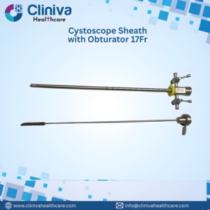 Cystoscope Sheath with Obturator 17Fr Manual <b>Laparoscopic</b> <b>Instruments</b> Surgical <b>Instrument</b> Set - Product Image 1