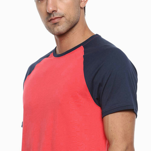 <b>Top</b> Trending Men's Street Wear <b>Raglan</b> T-Shirts Solid Color Breathable Quick Dry Regular Fit Knitted Fabric Men's Tee Shirts - Product Image 4