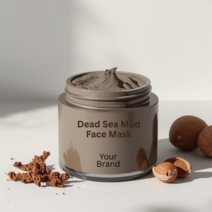 Masque facial à la boue de la Mer Morte, nettoyage en profondeur, riche en minéraux, détoxifiant, purifiant, hydratant, formule de qualité spa, marque privée - Product Image 4