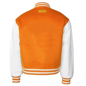 New High Quality Fashionable <b>Men</b> Baseball Varsity Jacket Canvas Stand Collar Varsity Jackets Lightweight <b>Men's</b> Varsity Jacket - Product Image 1