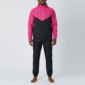 Ensemble de survêtement de sauna unisexe tendance à manches longues, taille élastique, amincissant, écologique, respirant, couleur unie - Product Image 3
