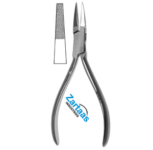 Pince à bec plat non stérile en acier inoxydable de haute qualité avec instruments chirurgicaux à mâchoire dentelée de 140 mm - Product Image 3