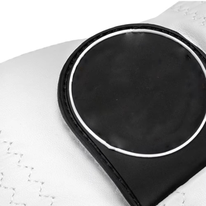 Gants de golf en cuir de mouton Cabretta de haute qualité, antidérapants, confortables et respirants, fermeture à boucle, logo personnalisé, pour hommes - Product Image 3