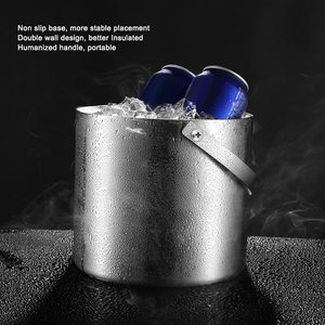 Manufacturer's Wholesale Double-Wall Stainless Steel Metal Insulated Wine & <b>Beer</b> Cooler with Custom Logo Prints Party Occasions - Product Image 5