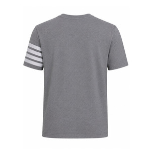 Conjunto de Verano para Hombre Ekin Impex, Camiseta Gris de Cuello Redondo y Pantalones Cortos, Color Sólido, Tejido Transpirable, Ropa Casual de Verano - Product Image 5