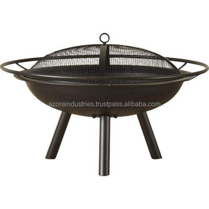 เตาไฟเหล็กหล่อกลมสำหรับกลางแจ้งเตาไฟทำจากไม้คุณภาพสูง - Product Image 1