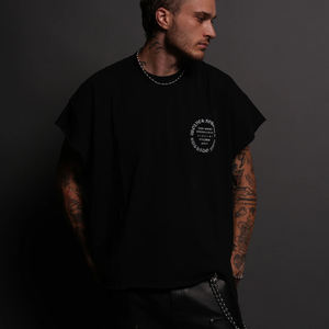 Camisas de manga corta para hombre, color negro, diseño único, fabricadas a medida, con precio de mayoreo, del mejor proveedor. - Product Image 3