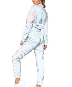 2026 Wholesale Rate Custom Logo Windbreaker 2 Piece Set for Women at Wholesale Rate Breathable Women <b>Wind</b> <b>Breaker</b> Sets Plus Size - Product Image 3