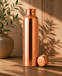 <b>Copper</b> <b>Bottle</b> Plain Polish 950ml Pure <b>Copper</b> <b>Drinking</b> <b>Bottle</b> Manufacturer - Product Image 1