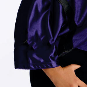 Maillot de football américain surdimensionné pour femme, coupe ample et courte en maille, col en V, impression personnalisée, faible MOQ, marque privée OEM pour les États-Unis - Product Image 6