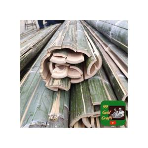 Wholesale Price Split <b>Bamboo</b> Pole Unbleached Natural Raw Slats for Thailand Farm Support Market Direct Factory Source Low Cost - Product Image 3