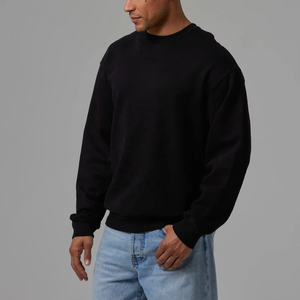 เสื้อสเวตเชิ้ตคุณภาพสูงแบบโอเวอร์ไซส์สำหรับทุกเพศ ปักลายตามสั่ง คอกลม เสื้อสเวตเชิ้ตผู้ชาย - Product Image 2