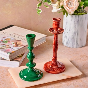 Porte-bougie décoratif de luxe, surface polie, forme élégante, parfait pour la décoration haut de gamme et les intérieurs sophistiqués - Product Image 2