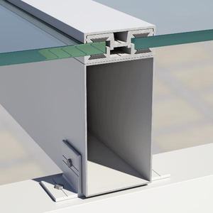 Profils d'extrusion en aluminium plat industriel CNW pour portes et fenêtres, modèle MT260210, tempérisation 6063-T5 - Product Image 1