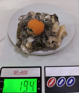 หินทอมสันไนต์สีส้ม แร่หายากจากอินเดีย คุณภาพดีที่สุด เป็นมิตรต่อสิ่งแวดล้อม หินอาเกตกูรัตใหม่จากกูรัตจัต รูปทรงอิสระ ทำด้วยมือ แบบหยาบ - Product Image 1