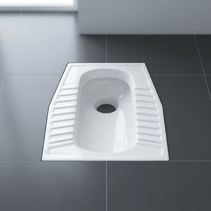 WC moderne Vistaar en céramique blanche, type Orissa, qualité supérieure pour l'exportation - Product Image 4