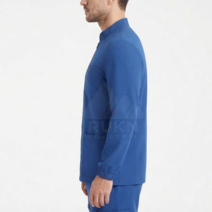 Blouse d'hôpital, uniforme d'infirmière, vêtement médical chaud en tricot de haute qualité, fermeture éclair sur le devant, vêtements pour le personnel, léger, style simple - Product Image 4