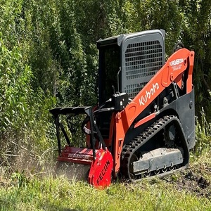 Efficient Diesel Kubota Skid Steer Forestry Mulcher Attachment Hydraulic <b>Pump</b> Brush Reduction <b>Small</b> Tree Clearing Landscaping - Product Image 6