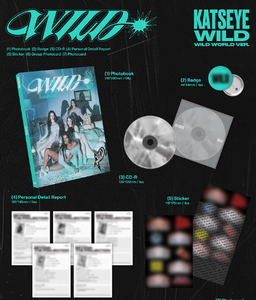 KATSEYE [WILD] CD Oficial Aleatorio, Música Pop Coreana, Álbum Coleccionable para Todas las Edades, Regalo, Bluewave-40 - Product Image 4