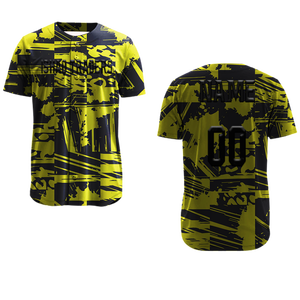 เสื้อเบสบอลพิมพ์ลายแบบซับลิเมชั่นสั่งทำได้ สำหรับผู้ใหญ่ ใส่ได้ทั้งชายและหญิง ระบายอากาศได้ดี ผลิตจากโพลีเอสเตอร์ ชุดกีฬาติดกระดุมเต็มตัว ชุดยูนิฟอร์มทีม - Product Image 1