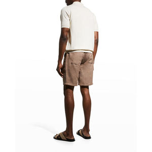 เสื้อยืดแฟชั่นผู้ชาย แขนสั้น ผ้าแคนวาส 100% คอปกปักลาย สไตล์ลำลอง - Product Image 2