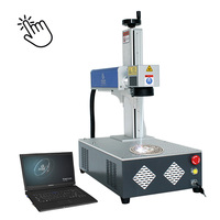 Imprimante laser à fibre automatique codage de date d'expiration portable petit laser à fibre 20w machine de gravure laser pour bijoux