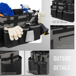 Organizador de Cocina con Asas y Correas para Hombro, 4 Divisores Plegables, Gran Capacidad, Bolsa de Poliéster Resistente, Hecho en Vietnam - Product Image 3
