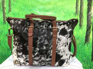 Sac à main d'épaule de créateur pour femme, en cuir véritable avec fourrure, élégant, grand format, avec fermeture éclair, vente en gros LHTB-0056 - Product Image 2