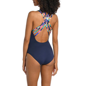Traje de Baño de Una Pieza para Mujer, Más Vendido del Verano, Sin Mangas, Tirantes Finos Ajustables, Escote en la Espalda, Spandex/Poliéster, para Mujeres Adultas - Product Image 3
