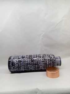 Botella de Agua de Cobre con Diseño Martillado de Diamantes, Color Marrón, Revestimiento Ecológico Anticorrosión, Apta para Lavavajillas, Tapa Incluida - Product Image 5