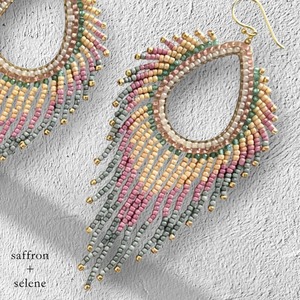 Custom Logo <b>Beaded</b> Earrings Personalized <b>Beaded</b> Earrings Smooth Finish <b>Beaded</b> Earrings Factory <b>Direct</b> Wholesale <b>Beaded</b> Earrings - Product Image 2