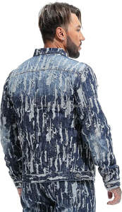 Boomletcorp Oem Service Denim Jackets Hot Selling in High Quality 2024 Street Wear Customized Best Sale Denim Jackets for Men. - Product Image 3