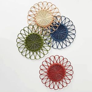 Napperons en rotin faits à la main pour la restauration hôtelière, décoration de table tressée pour restaurants, événements et fournisseurs en gros - Product Image 5