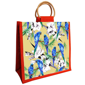 Sac fourre-tout en jute d'exportateur indien avec coutures robustes, idéal pour les courses et la vente au détail, disponible au meilleur prix du marché - Product Image 4