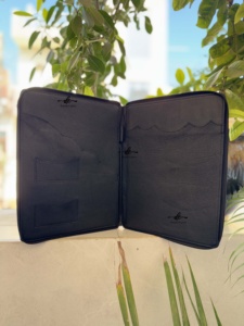 แฟ้มเอกสารหนังแท้ลายดอกไม้ - Product Image 6