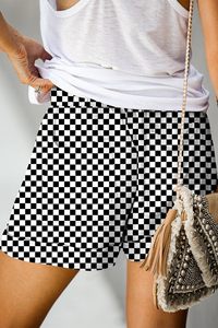 Pantalones cortos para hombre con estampado de palmeras, cintura elástica con cordón, para verano, playa, vacaciones, informales, coloridos, camisa blanca, para hombre, verano - Product Image 5