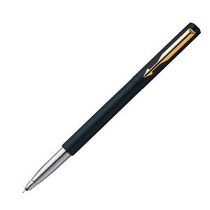 Parker Vector Matte Black <b>Gold</b> Trim Roller Ball <b>Pen</b> Ink Color Blue Gift For Employees Best Choice For Corporate Professi - Product Image 2