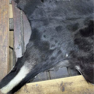 Alfombra decorativa de cuero de vaca, piel auténtica con pelo, para decoración del hogar, alfombra suave de cuero de vaca natural. - Product Image 1