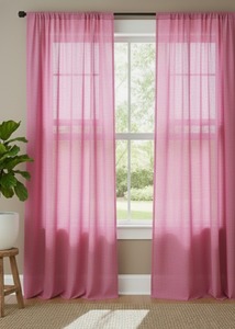 Cortinas de Algodón para Decoración del Hogar y Hoteles, con Bolsillos para Varillas, Estilo Moderno, para Cocina, Dormitorio, Bodas, Hospitales, para Todas las Estaciones - Product Image 5