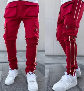 Nouvel Arrivage – Pantalon Cargo Décontracté pour Homme, Taille Haute, Léger, 100% Coton Toile, Coupe Droite, Grandes Tailles - Product Image 4