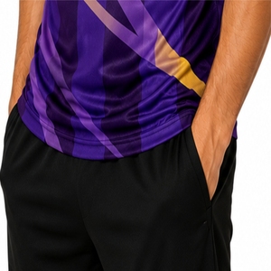 เสื้อทีมกีฬาผู้ชายแบบกำหนดเอง ออกแบบชุดทีมได้ตามต้องการ แห้งเร็ว ทรงพอดีตัว รับสั่งทำจำนวนมาก คุณภาพส่งออก สำหรับเสื้อเจอร์ซีย์ผู้ชาย - Product Image 5