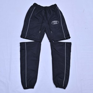 Pantalones Deportivos Negros para Hombre con Logotipo de Diseño Personalizado, Cintura Elástica con Cordón, Franja Lateral, Pantalones Casuales de Peso Medio para Otoño, para Hombre y Mujer - Product Image 3