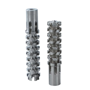 Élément de vis de malaxage usiné CNC en acier au carbone de haute qualité, composant industriel de précision, Vartis Engineering Gujarat - Product Image 1