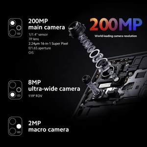 สีแดง Mi Note 12 Plus 5G OCTA Core LTE 8GB/256GB ปลดล็อค6.7 "AMOLED 120Hz กล้อง108MP 60-69W ชาร์จเร็วแบตเตอรี่5000-5999mAh - Product Image 4
