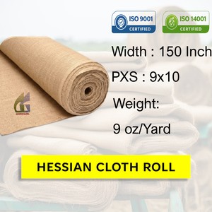 Toile de jute de 150 pouces de large, 9 oz, rouleau de 100 m, 100 % écologique, fabricant de tissu de jute, vente en gros Goodman Global Bangladesh - Product Image 2