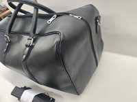 Sac de voyage unisexe vintage en cuir véritable de luxe, imperméable, léger, avec fermeture éclair, grand format, pour le week-end ou la nuit, personnalisable
